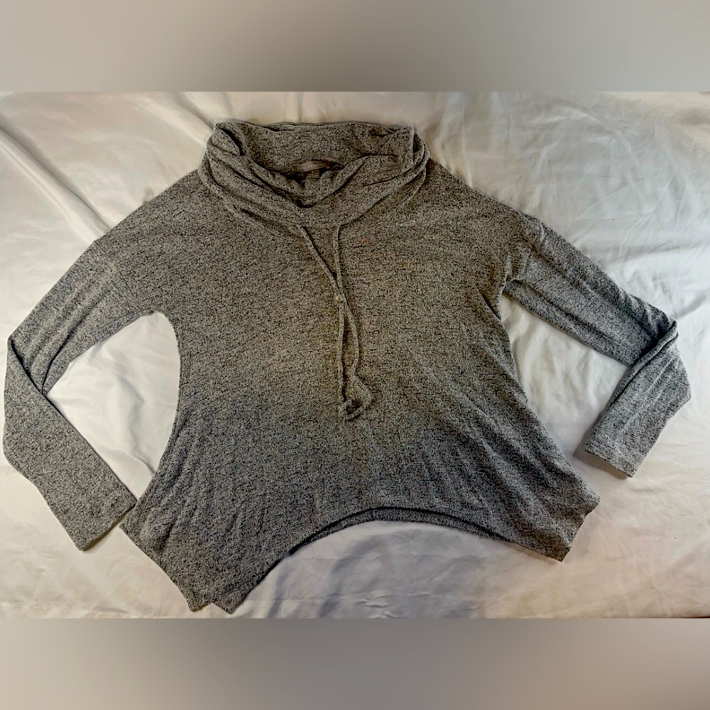 Purple Snow Long Sleeve Sweater Shirt Top Blouse